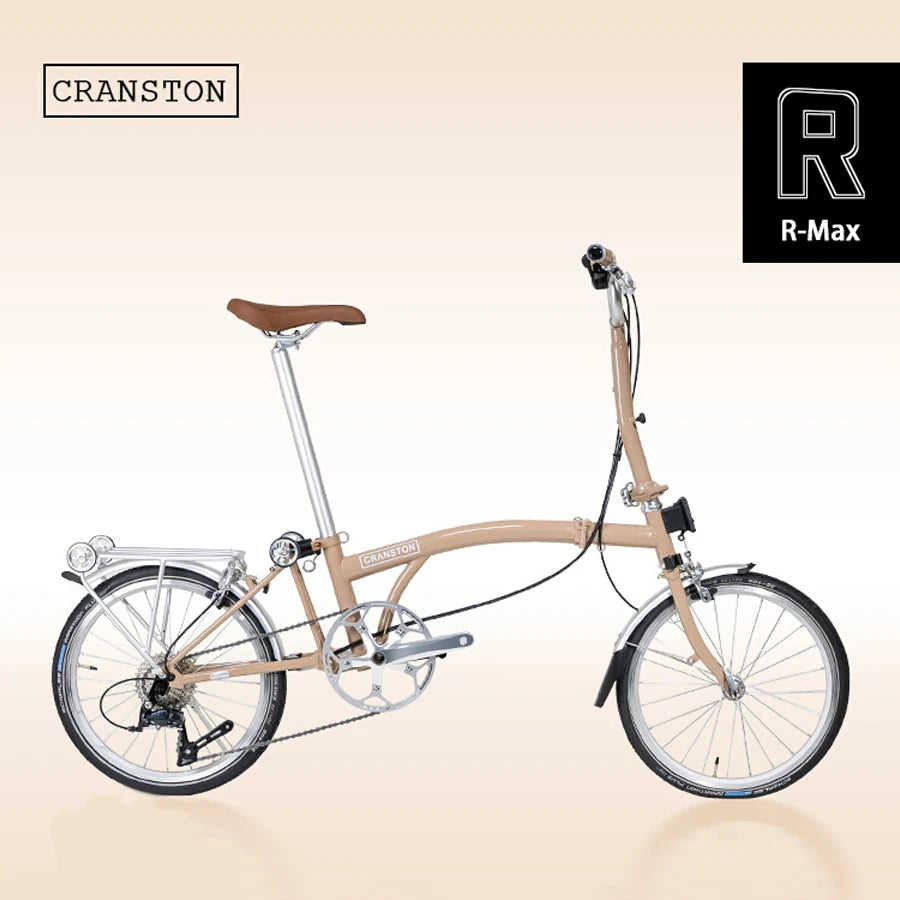 CRANSTON 16Inch 9 Speed Tri Fold Frame Folding Bicycle M handle Chrome Molybdenum Steel Bike Vehicle