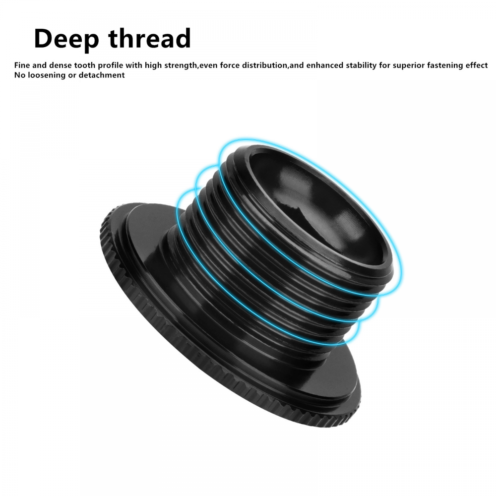 Mountain Bike Aluminum Alloy Crank Cover M15 M18 M20 Compatible With Shimano IXF M19 Craml Screw