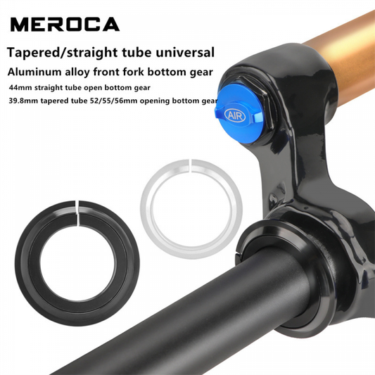 Meroca Straight Tapered Headset Bottom Washer Front Fork Base Spacer 44/52/55/56mm Repair Grasket
