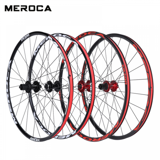Meroca 26 27.5Inch QR Disc Brake 120-Click Wheelset Mountain Bike 32Holes 11S Aluminum Alloy Wheels