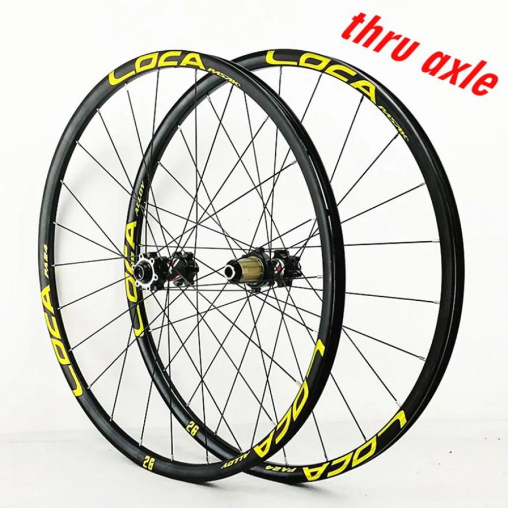 26 27.5 29Inch Thru-axis Wheelset 12S MTB  Bicycle Mountain Bike Wheels Six Claw 24 Holes Straight Pull Spokes