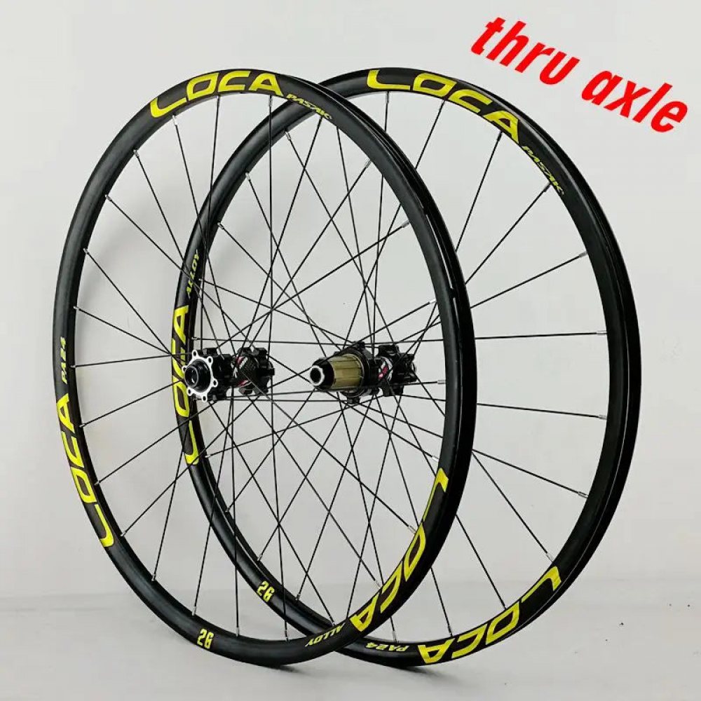 26 27.5 29Inch Thru-axis Wheelset 12S MTB  Bicycle Mountain Bike Wheels Six Claw 24 Holes Straight Pull Spokes