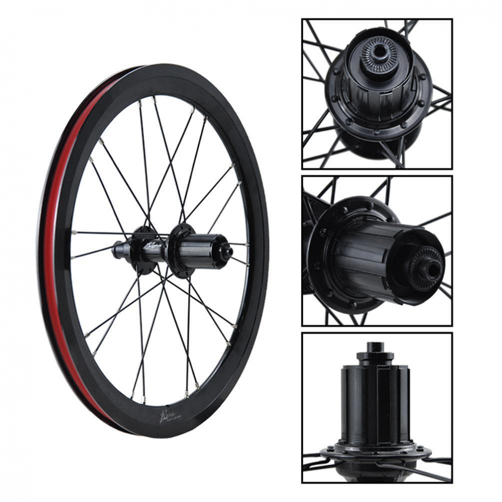 MEROCA 16 Inch 349 Wheels Folding Bike Disc/V Brake 11 Speed BMX 30mm Wheel