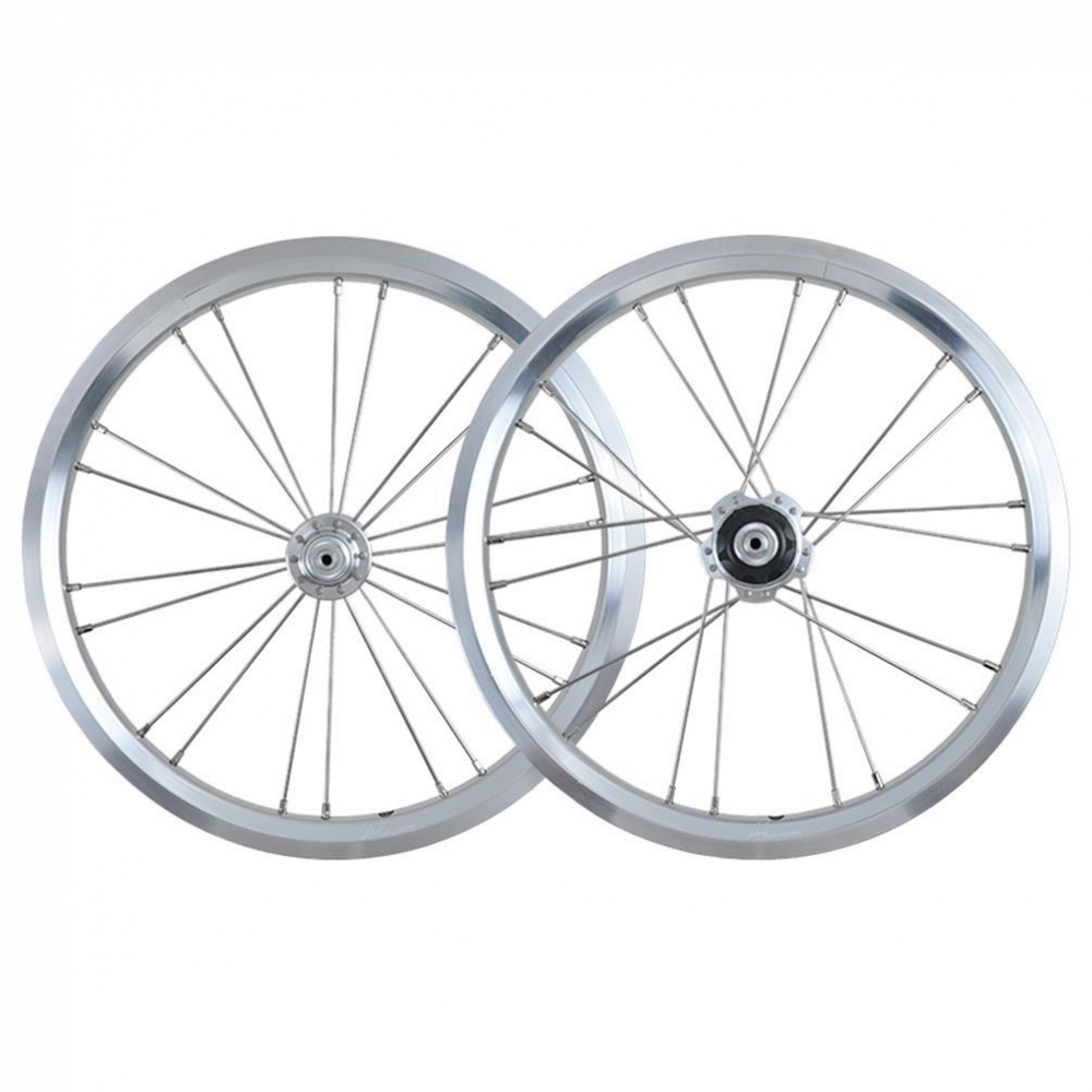 MEROCA 14 Inch Single Speed Wheels Folding Bike 74-85mm 20mm V/Disc Brake Wheel