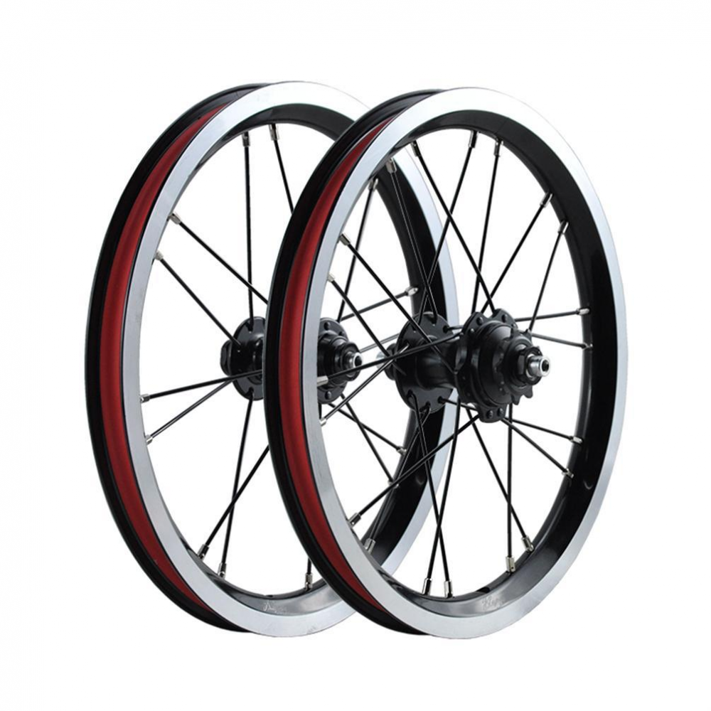 MEROCA 14 Inch Single Speed Wheels Folding Bike 74-85mm 20mm V/Disc Brake Wheel