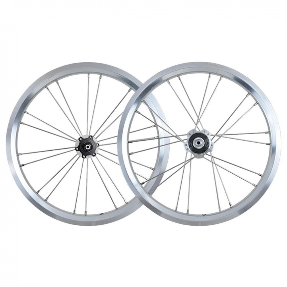 MEROCA 14 Inch Single Speed Wheels Folding Bike 74-85mm 20mm V/Disc Brake Wheel