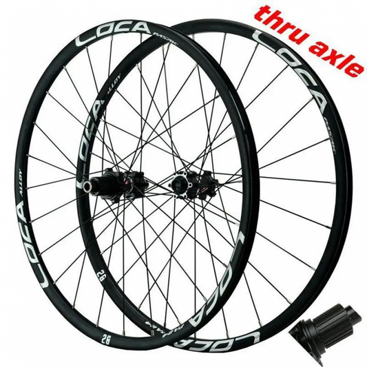 MEROCA MTB Mountain Bike Disc Brake 26 27.5 29 Inch Wheels Micro Spline Hub 24H Rims 700C 12Speed 5 Claws Sealed Bearing Wheelset