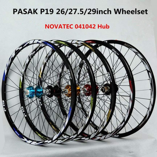 MEROCA MTB Mountain Bike NOVATEC Hub 26/27.5/29inch Wheel Sealed Bearing Wheelset Bicycle Wheels Disc Brake Rim Alloy 32H
