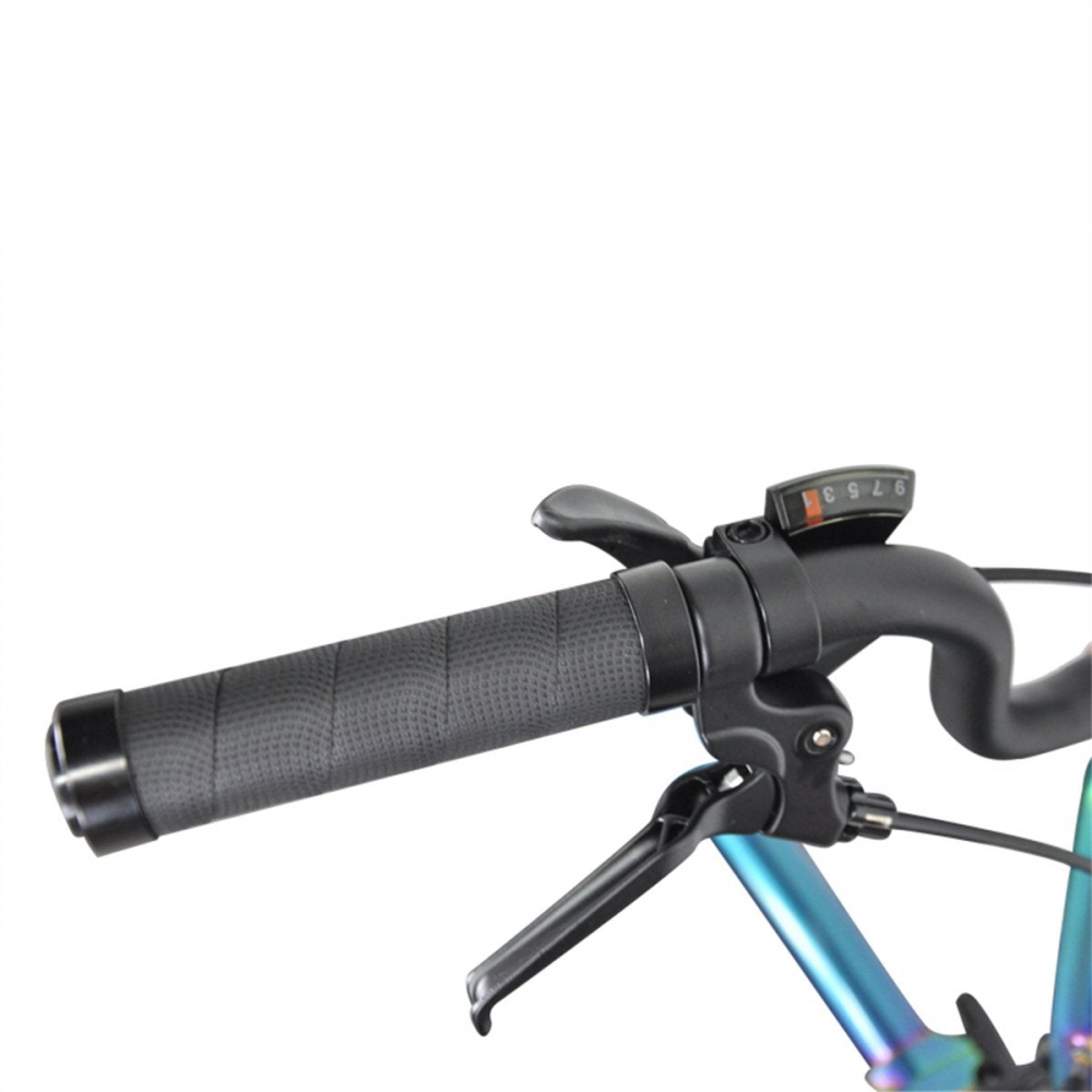 MEROCA 20Inch External 9 Speed Tri-fold Folding Bicycle Straight M Handlebar Steel Frame