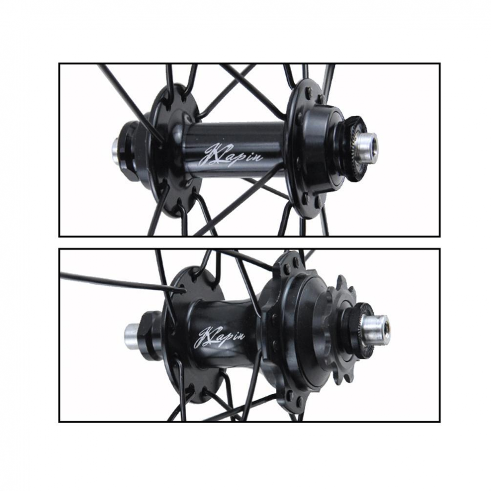 MEROCA 16 Inch Single Speed Wheels Folding Bike 74-85mm 20mm V/Disc Brake Wheel