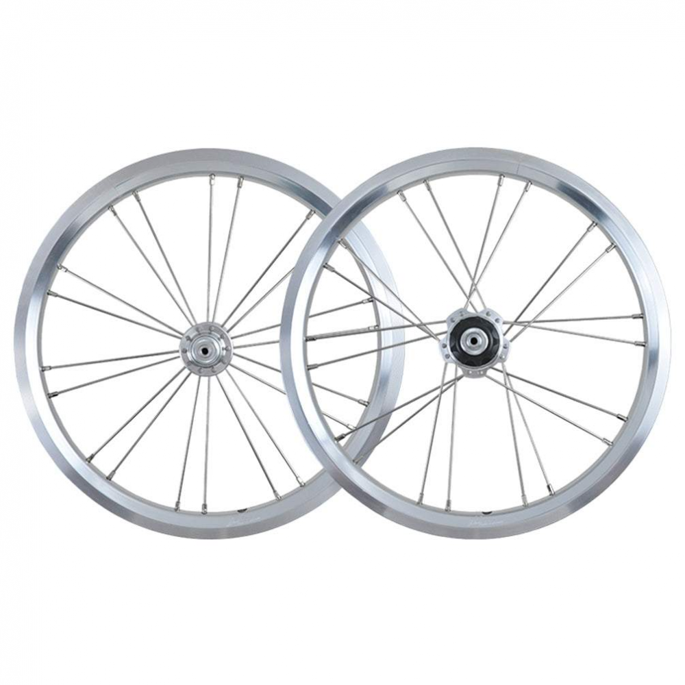 MEROCA 16 Inch Single Speed Wheels Folding Bike 74-85mm 20mm V/Disc Brake Wheel