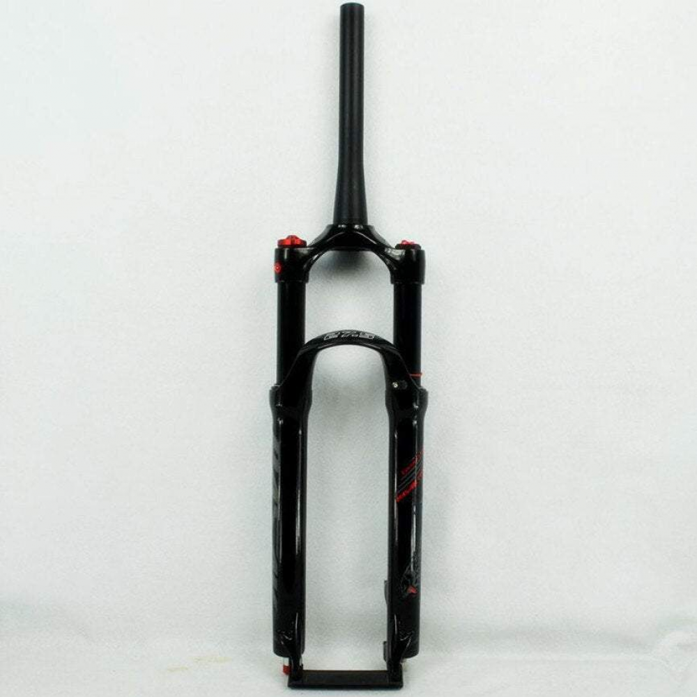 MEROCA Mountain Bike Tapered  Front Fork Suspension 26/27.5/29inch 1-1/2 39.8 Gas Air Forks Oil Damping Line Lock Disc Brake