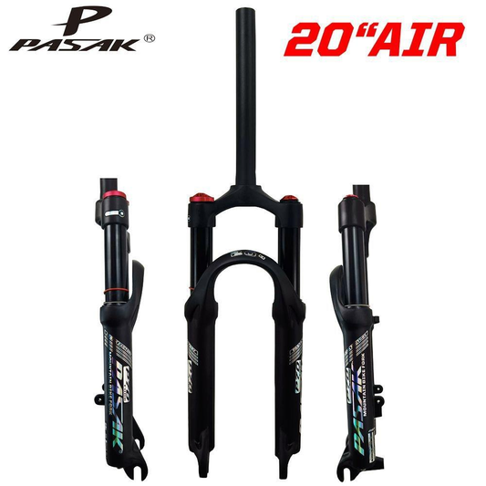 MEROCA MTB Mountain Bike P70 Oil Air Fork 20 24Inch Front Fork 28.6 Diameter Hydraulic Disc Brake QR HL/RL Lock Air Fork 1780g