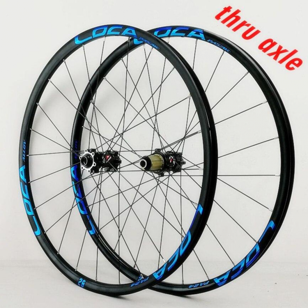 MEROCA MTB Mountain Bike 26/27.5/29inch Wheelset Thru-axis Axle Disc Brake 24H 6Claws Stright Pull 12Speed Wheels 700C Rim