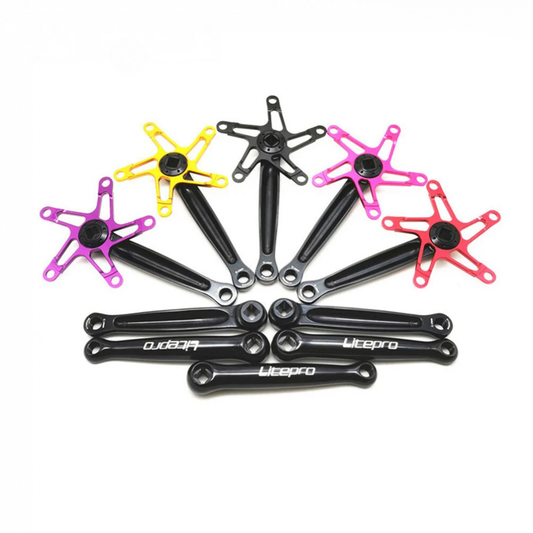 MEROCA Litepro 170mm For Fnhon Brompton Bicycle Square Hole Crank 130BCD
