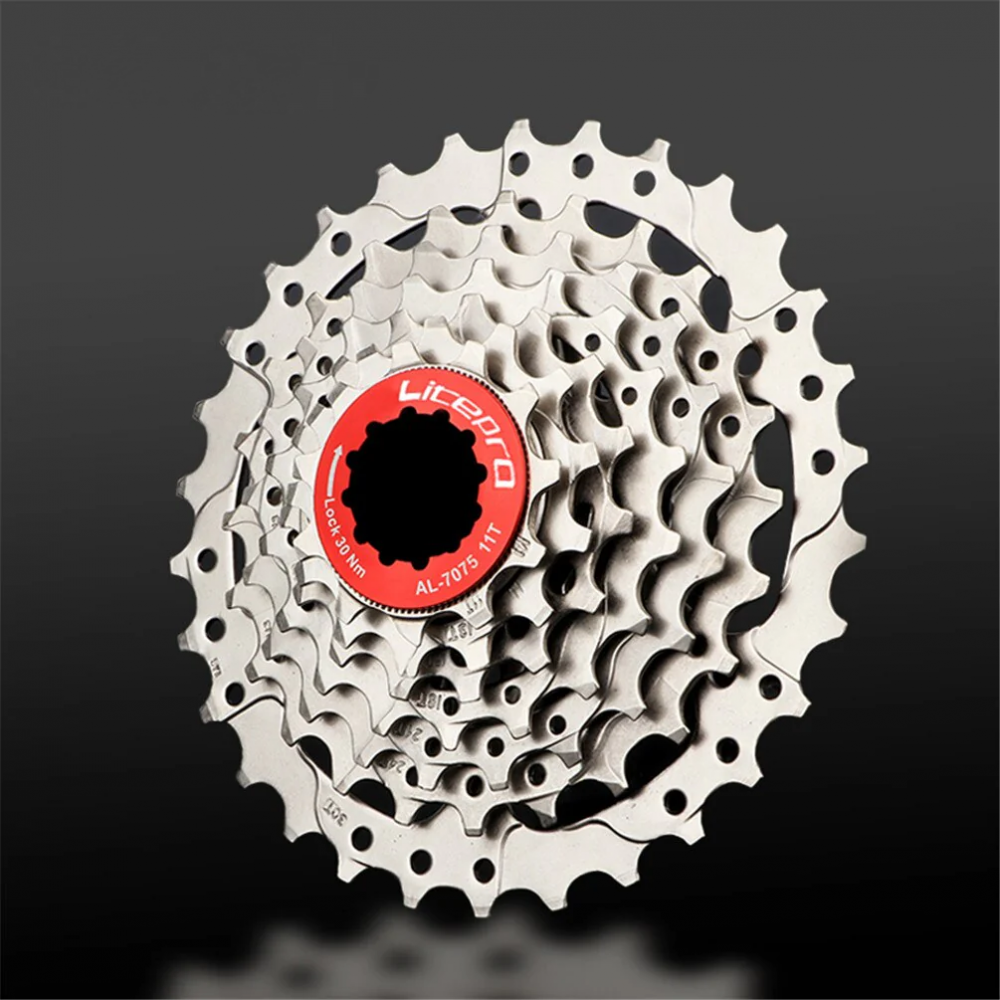 Meroca Litepro External 7 Speed Freewheel 11-28T 11-30T For Bromp Folding Bicycle Cassette Flywheel