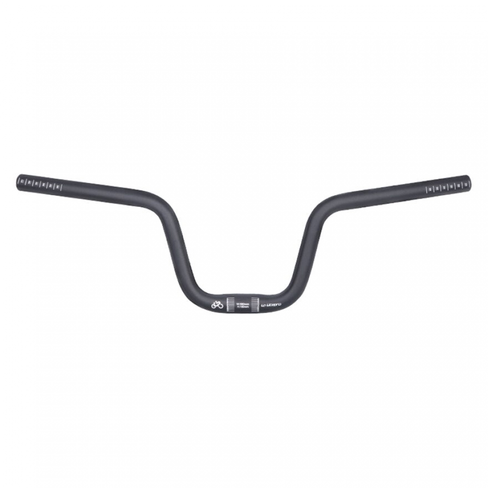 Meroca Litepro Folding Bike 25.4x580mm U-shaped Swallow Handlebar Lift 120 160mm Aluminum Alloy For Brompton Bicycle