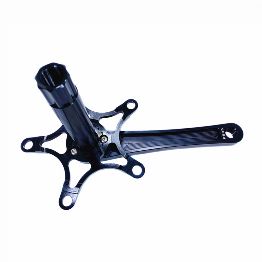 Meroca Litepro Folding Bike Integrated Hollow Crankset Aluminum Alloy 412 For Brompton Bicycle