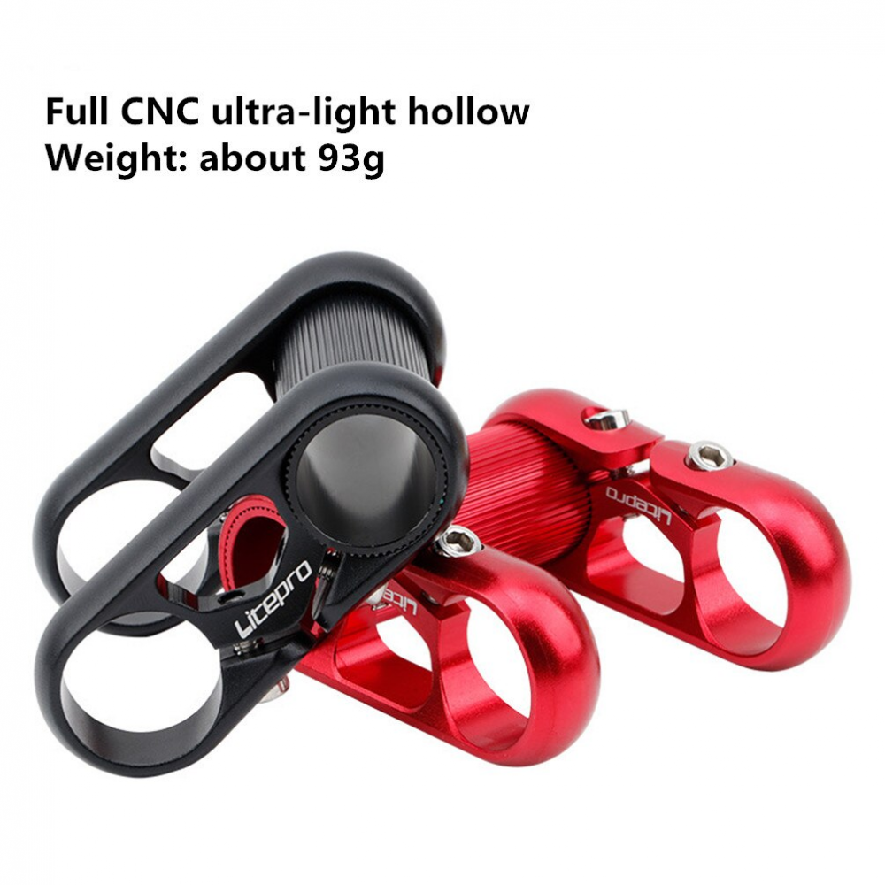 Meroca Litepro Folding Bicycle Horizontal Double Stem 25.4MM Full Hollow