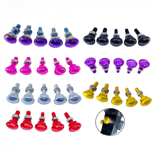 Meroca Litepro For Birdy 2 3 Bicycle Front Wheel Fixing Screw Aluminum Alloy  Folding Bike Rear Fork Fixing Bolts 5Pcs