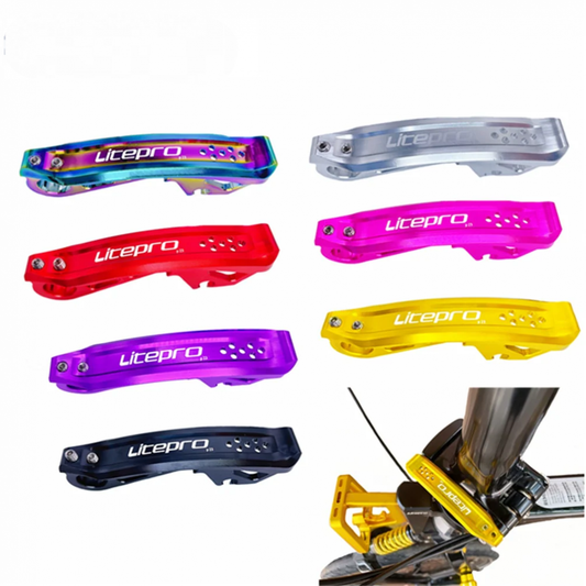 Meroca Litepro For Birdy 2 3 Folding Bicycle Aluminum Alloy Head Tube Buckle Folding Wrench Riser Lock