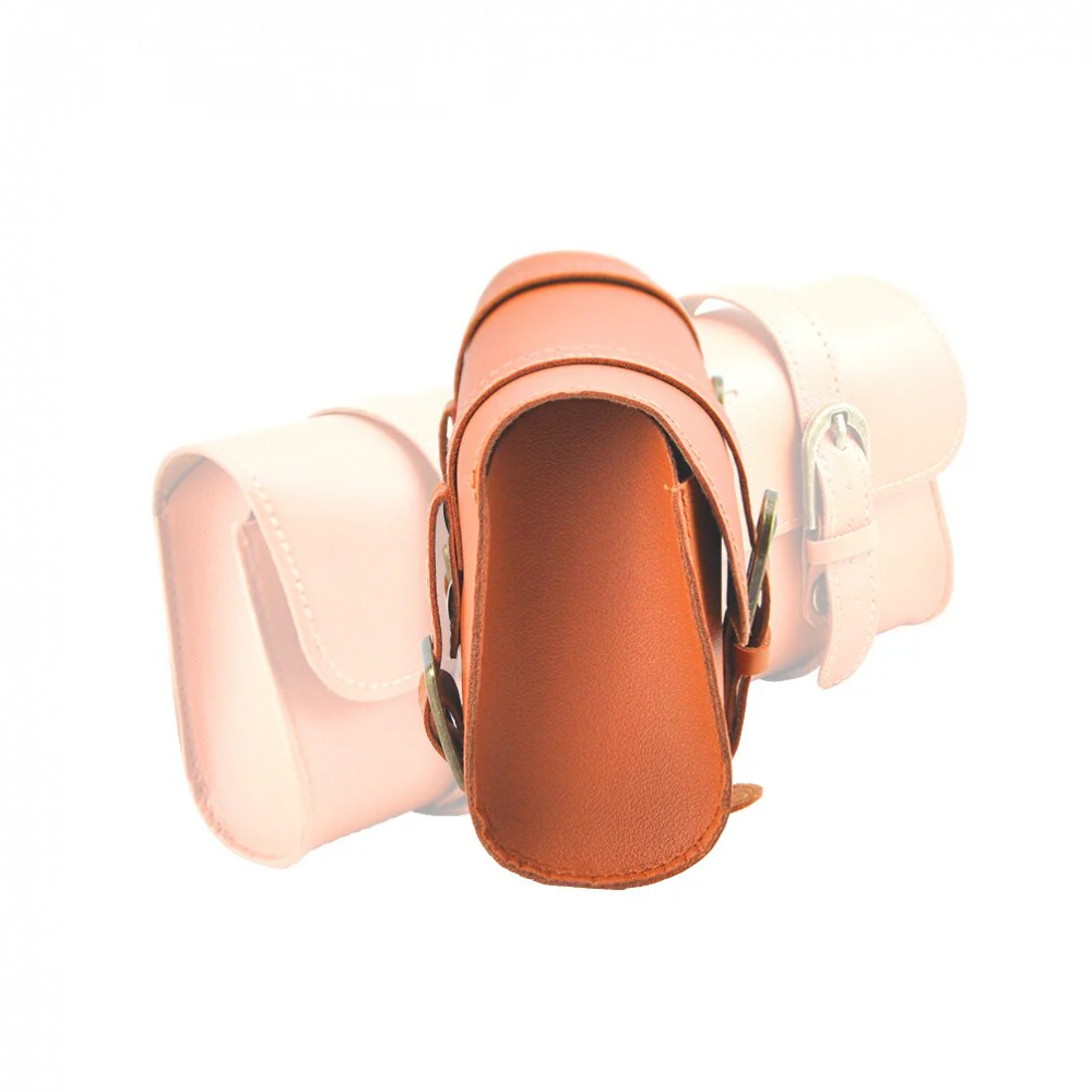 Meroca Leather Retro Handlebar Portable Hanging Bags