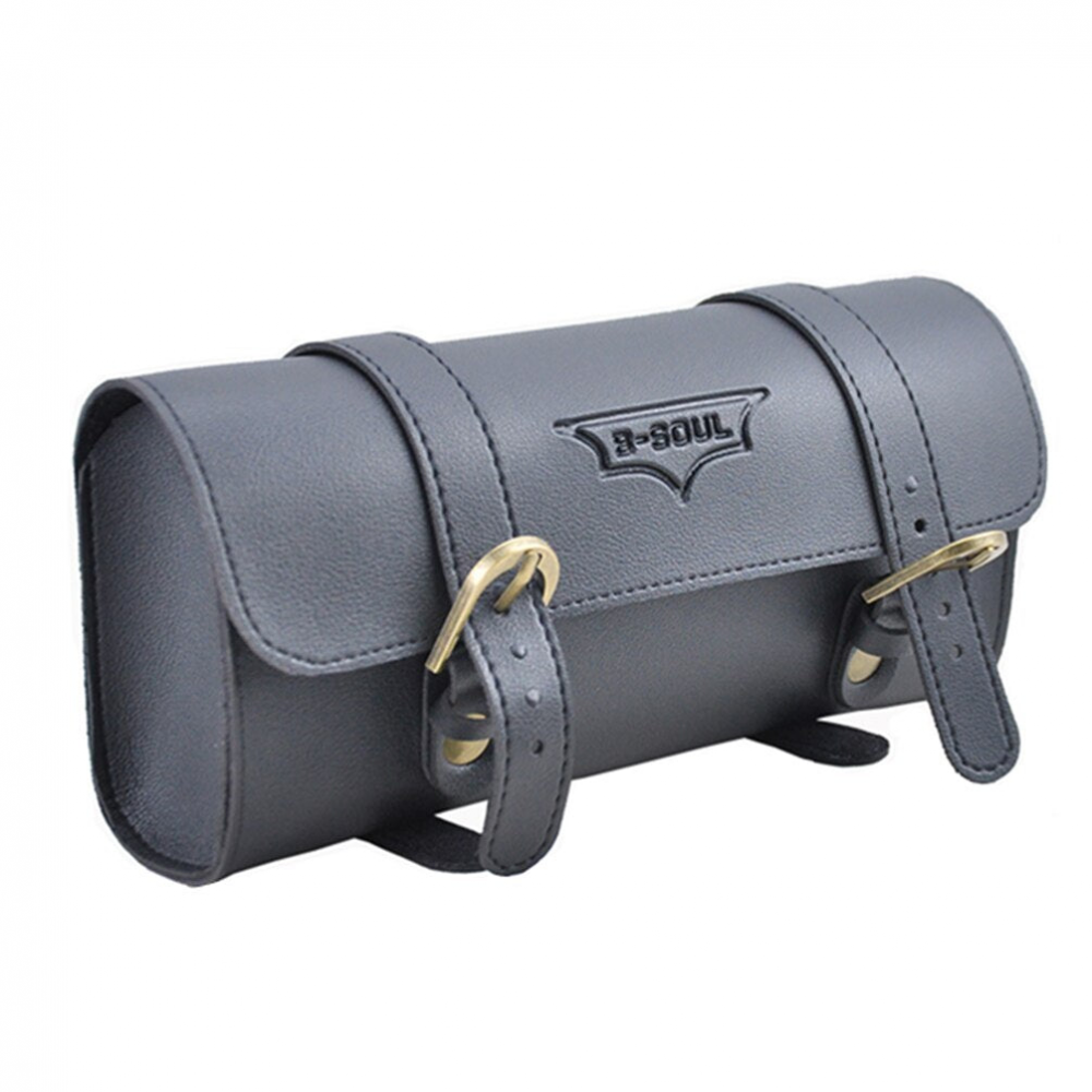 Meroca Leather Retro Handlebar Portable Hanging Bags