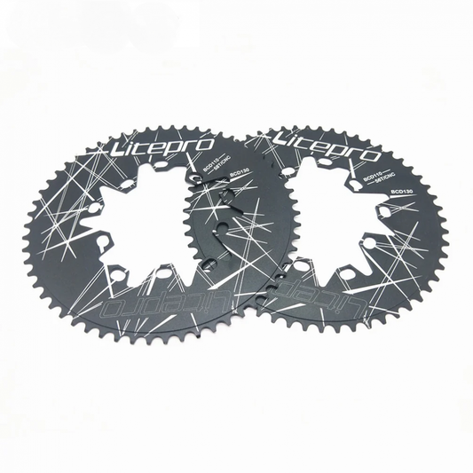 Meroca Litepro Oval Double BCD 110/130MM Chainring