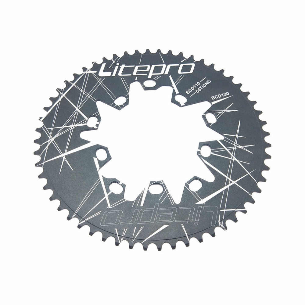 Meroca Litepro Oval Double BCD 110/130MM Chainring