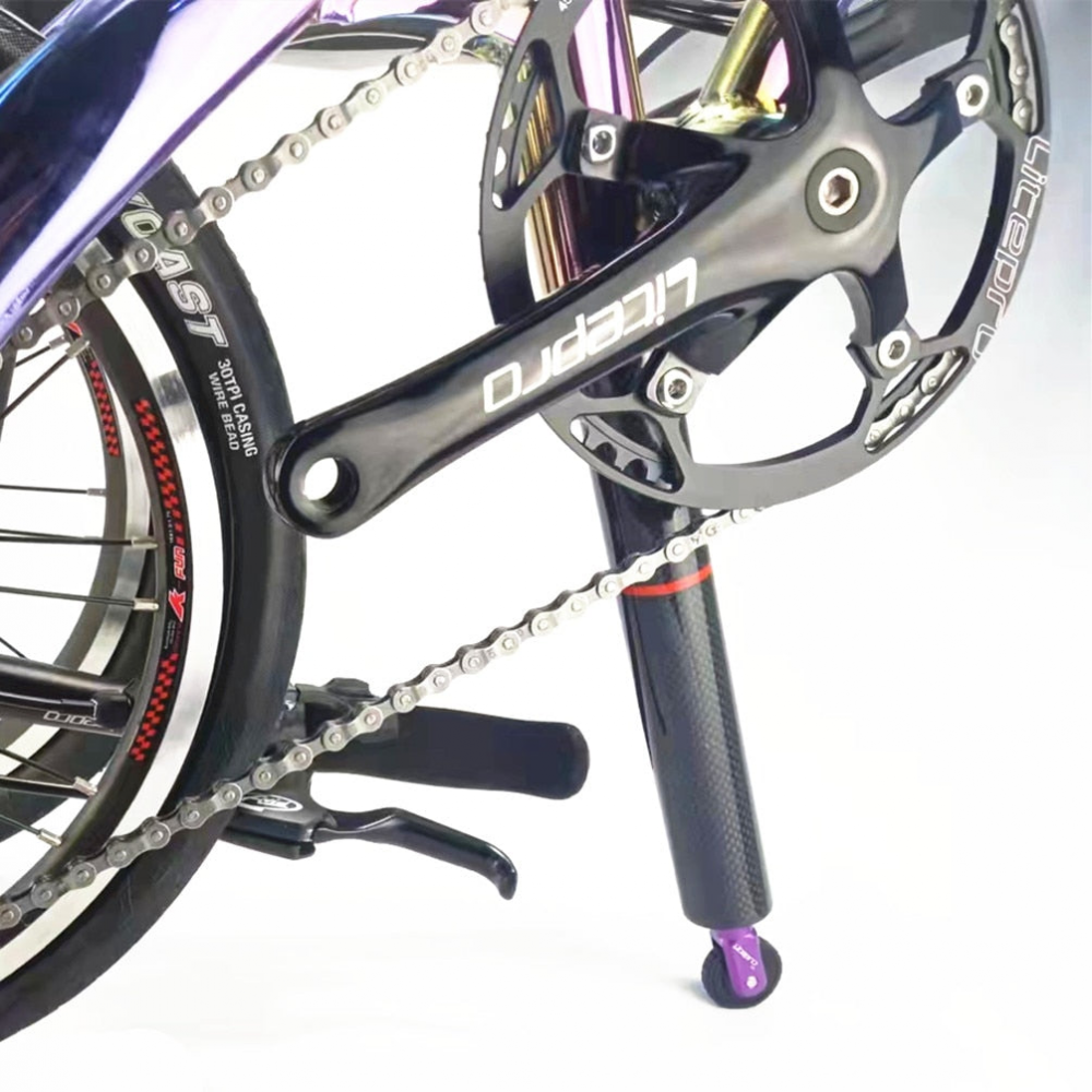 Meroca Litepro P43 33.9MM Seatpost Easy Wheel Push Wheel Folding Bicycle Seat Tube Rod 412 Easywheel