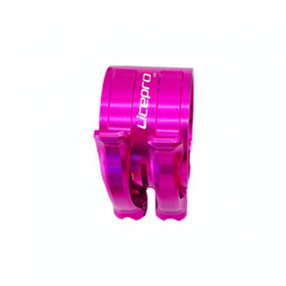 Meroca Litepro Seat Tube Clip Double-layer Adjustment Buckle Titanium Shaft QR Seatpost Bundle Seat Rod Clamp For Birdy Bicycle
