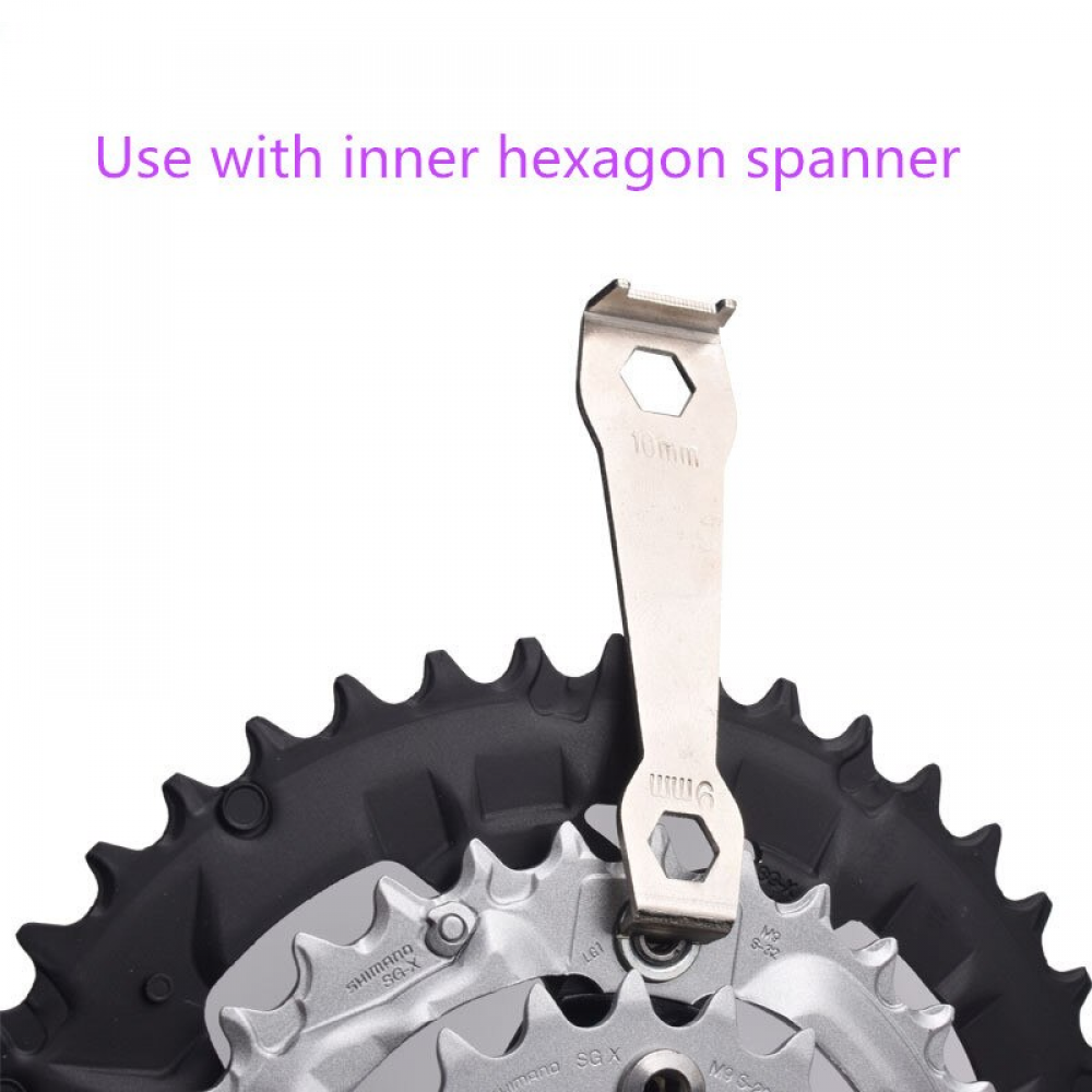 Meroca Mountain Bike Spanner Wrench Fixing Tool Dental Disk Spool Removal and Installation Flat-head screwdriver