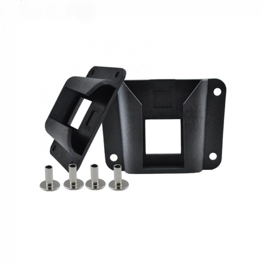 DIY Pig Nose Bag Adapter Hard Shell Storage Panniers Plastic Holder Buckle With Screws For Brompton Bicycle