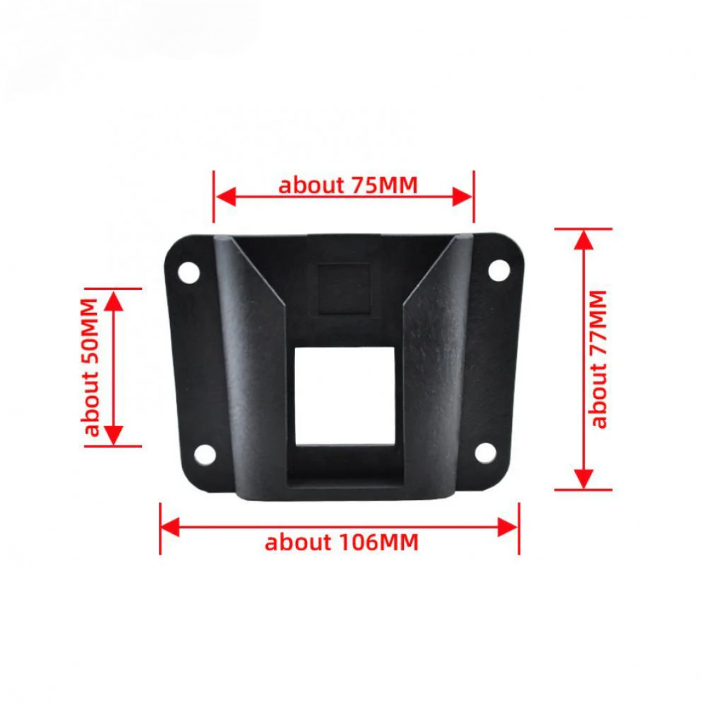 DIY Pig Nose Bag Adapter Hard Shell Storage Panniers Plastic Holder Buckle With Screws For Brompton Bicycle
