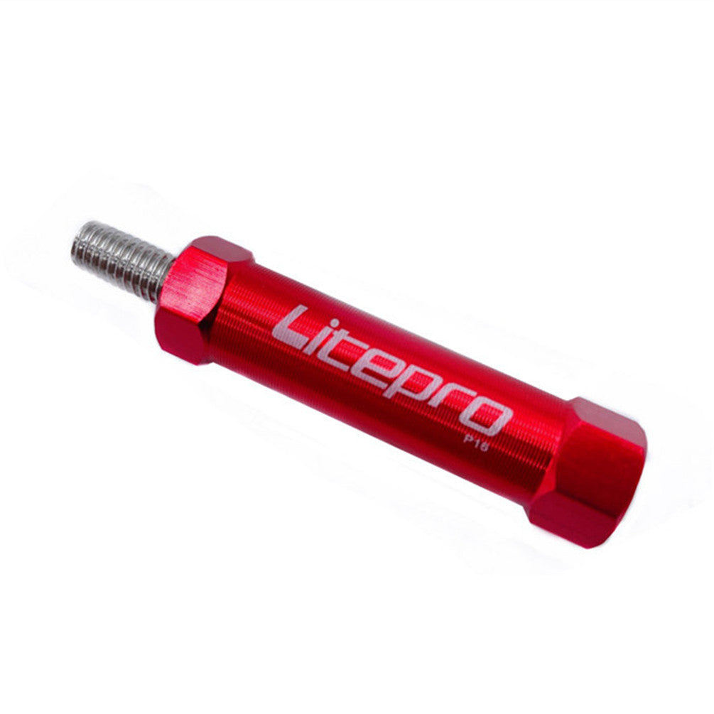 Litepro For Brompton Bicycle Shelf Easywheel Extension Rod Hexagonal Folding Bike Rear Rack Telescopic Column