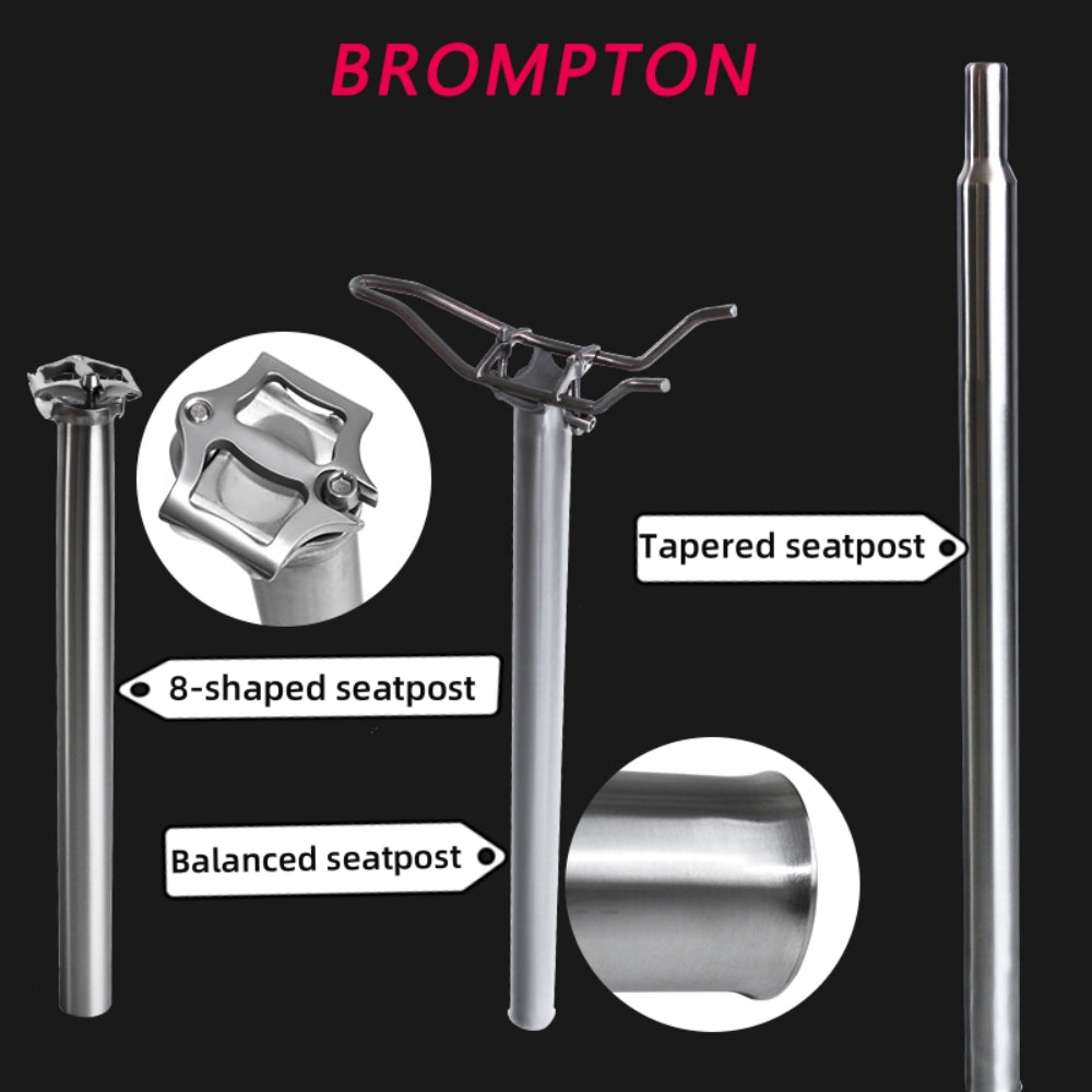 MEROCA Titanium Seatpost 31.8*535/550/560/580/600 for Brompton