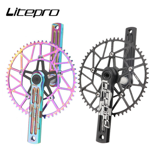 MEROCA Litepro Edgepro Electroplating Integrated Crankset & Chainring