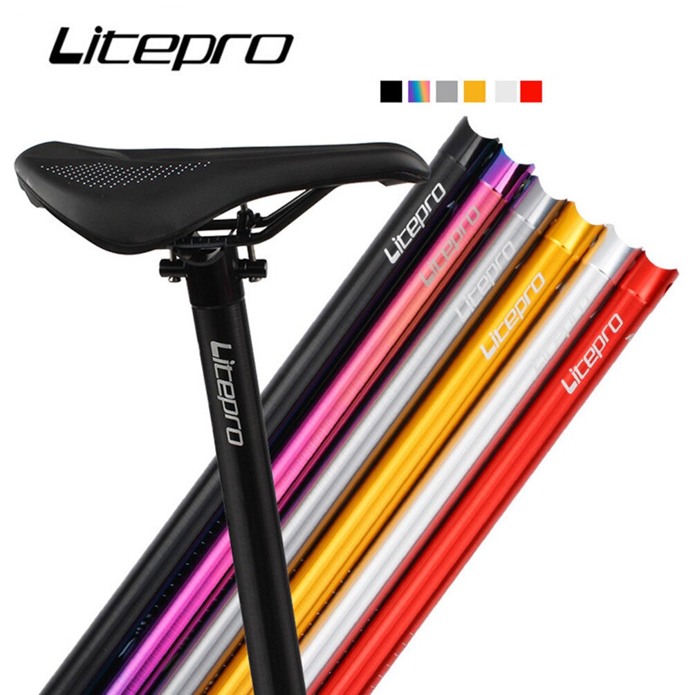 MEROCA Litepro Folding Bike CNC SeatPost 33.9*600mm Aluminum Alloy