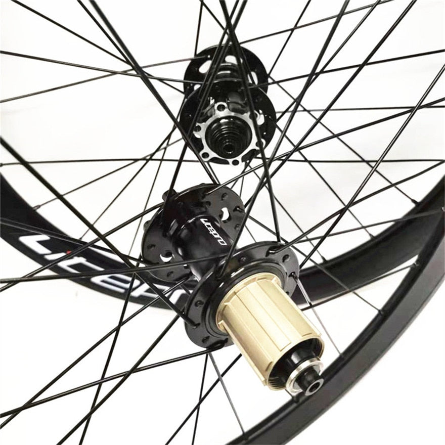 MEROCA Litepro AERO 16 Inch 349 V Disc Brake Folding Bike 11 Speed BMX Bicycle 30mm Rims Wheelset 4 Sealed Bearing Alloy Wheels