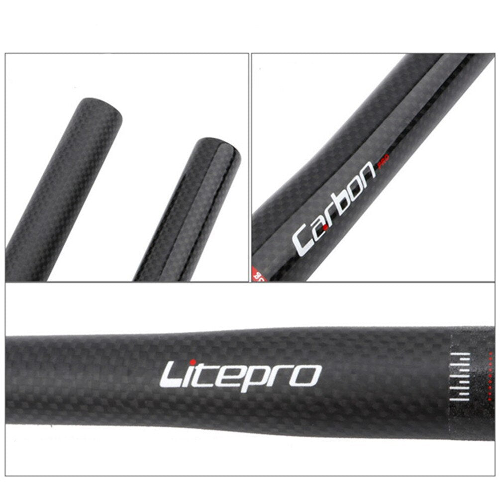 MEROCA Litepro Carbon Fiber Straight Handlebar 25.4*580MM