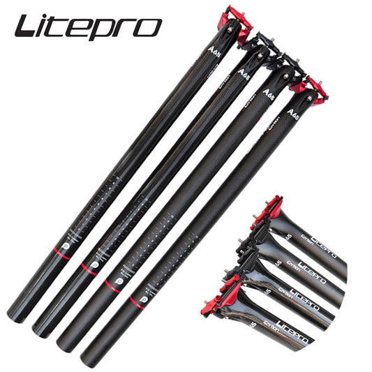 MEROCA Litepro A65 Carbon Fiber Integrated Seatpost 33.9mm/31.8mm
