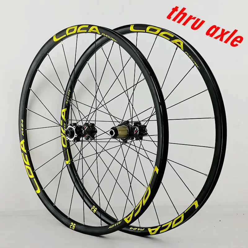 26 27.5 29Inch Thru-axis Wheelset 12S MTB  Bicycle Mountain Bike Wheels Six Claw 24 Holes Straight Pull Spokes
