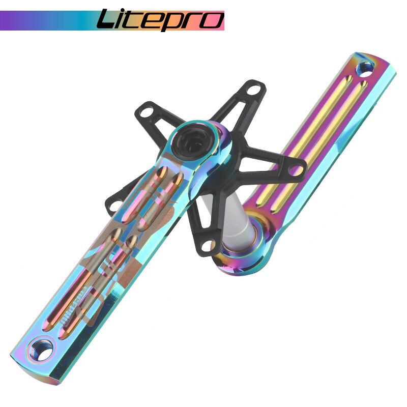 MEROCA Litepro Edgepro Electroplating Integrated Crankset & Chainring