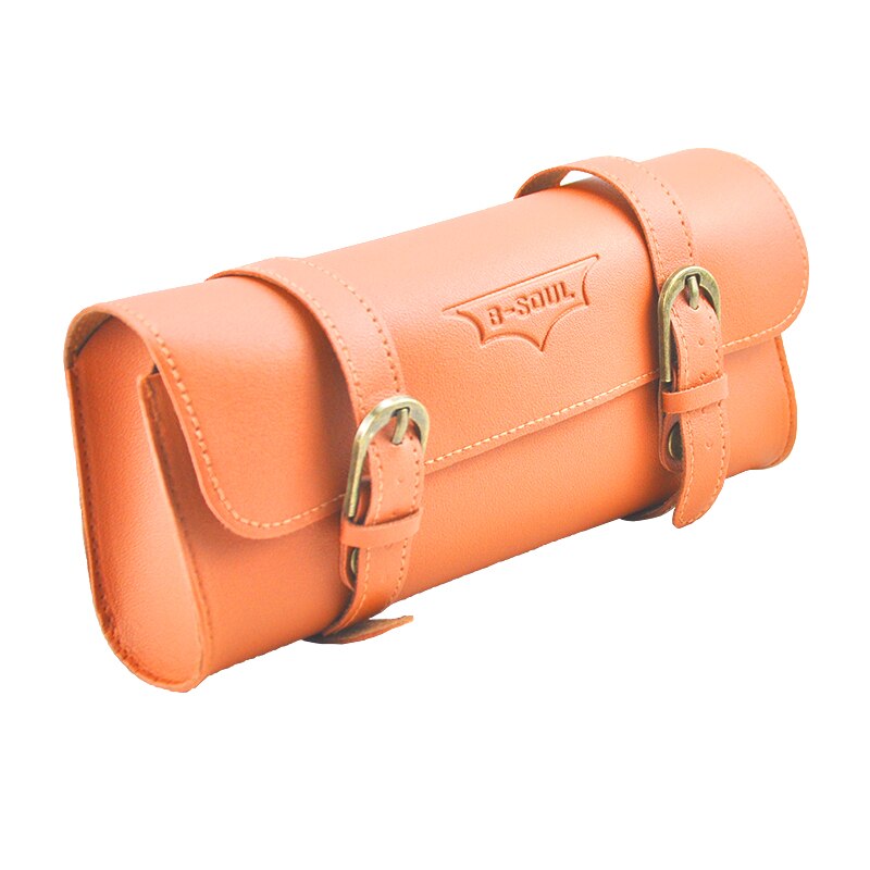 Meroca Leather Retro Handlebar Portable Hanging Bags
