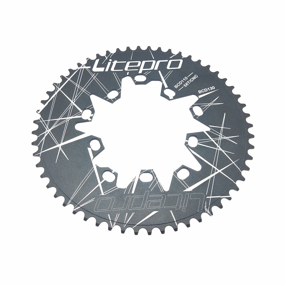 Meroca Litepro Oval Double BCD 110/130MM Chainring