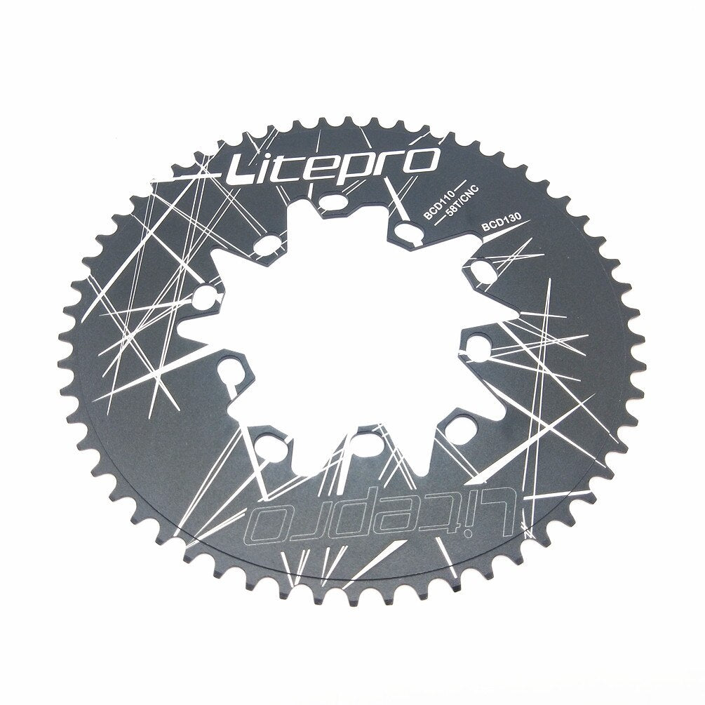 Meroca Litepro Oval Double BCD 110/130MM Chainring