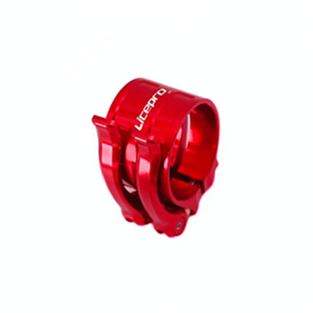 Meroca Litepro Seat Tube Clip Double-layer Adjustment Buckle Titanium Shaft QR Seatpost Bundle Seat Rod Clamp For Birdy Bicycle