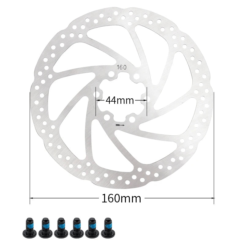 MEROCA M4 Bicycle Mtb Brake Hydraulic Disc Brake 160mm Rotor 4 Piston With Cooling Full Meatal Pad Mineral Oil Brake For E4 ZEE