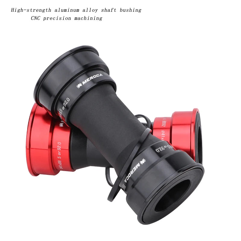 MEROCA M92 Bicycle Bottom Bracket Sealed Bearing 41mm Aluminum Alloy BB Waterproof Crank Set Axis Parts For Mountain Bike