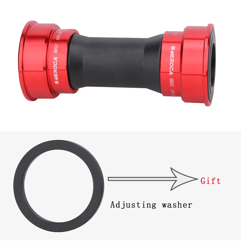 M92 Bicycle Bottom Bracket Sealed Bearing 41mm Aluminum Alloy BB Waterproof Crank Set Axis Parts For Mountain Bike